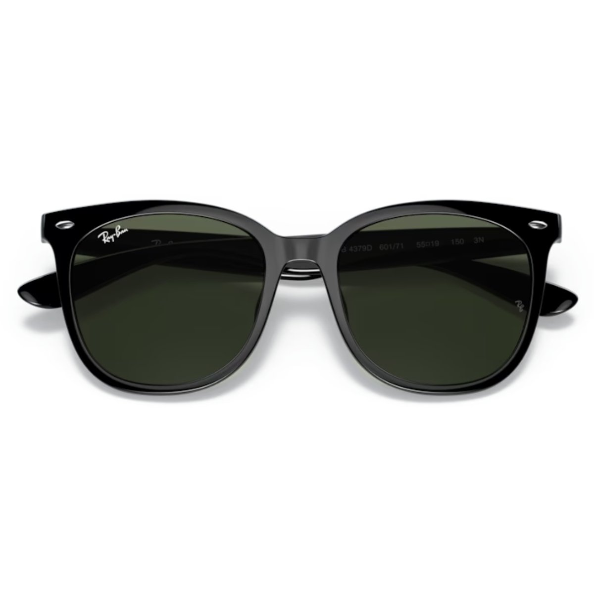 Oculos de Sol Ray-Ban Modelo RB4379D 601/7155 Polido Preto Preto 6