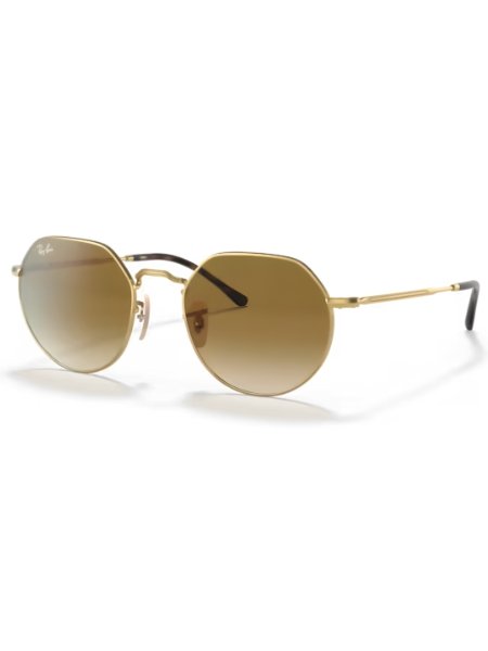 Oculos de Sol Ray-Ban Jack Polido Dourado-arista RB3565 001/51 55 Dourado 1