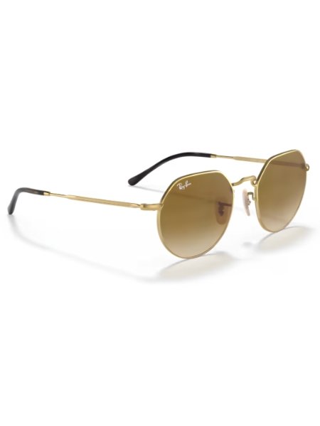 Oculos de Sol Ray-Ban Jack Polido Dourado-arista RB3565 001/51 55 Dourado 3