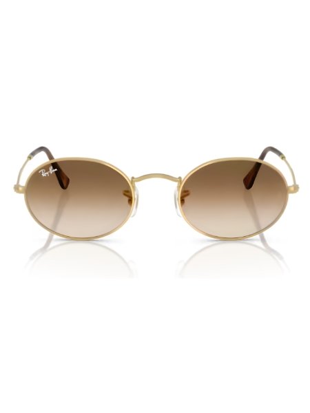 Oculos de Sol Ray-Ban Oval Metal Polido Dourado-arista RB3547 001/51 54 Dourado 2