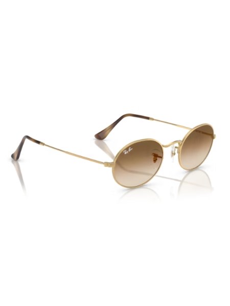 Oculos de Sol Ray-Ban Oval Metal Polido Dourado-arista RB3547 001/51 54 Dourado 3