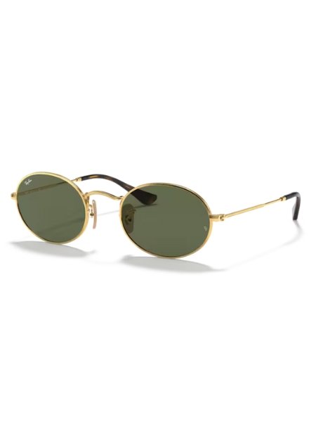 Oculos de Sol Ray-Ban Oval Metal Summer Capsule Polido Dourado-arista RB3547N 001 51 Dourado 1