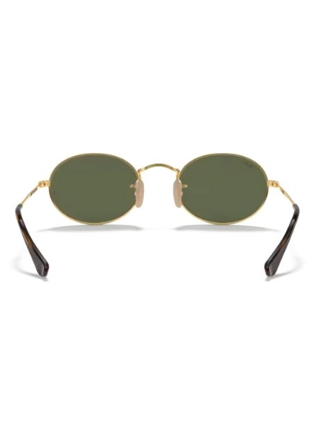 Oculos de Sol Ray-Ban Oval Metal Summer Capsule Polido Dourado-arista RB3547N 001 51 Dourado 4