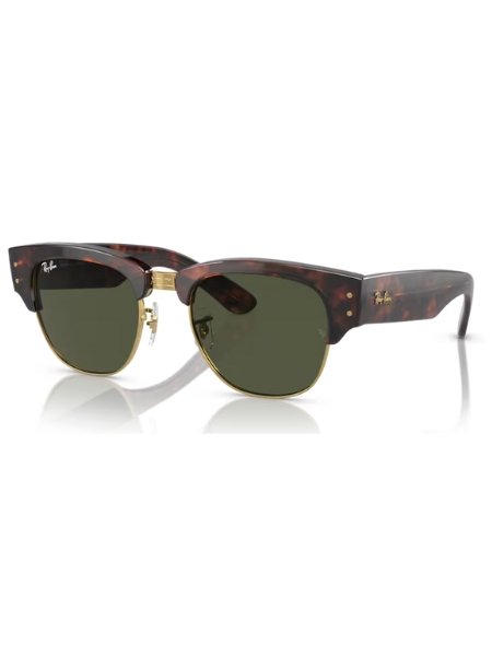 Oculos De Sol Ray-Ban Mega Clubmaster Polido Tartaruga sobre Ouro RB0316S 990/31 53 Tartaruga 1