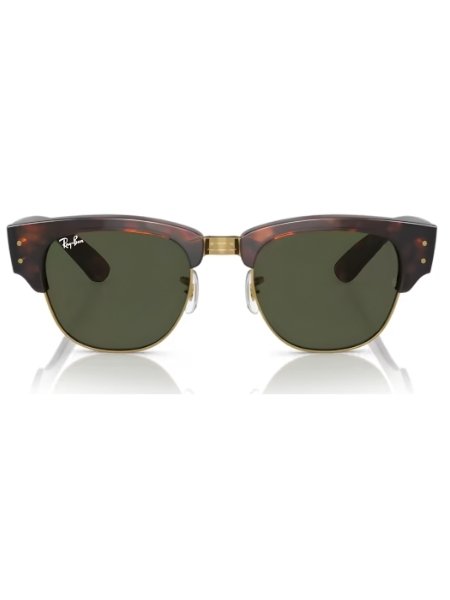 Oculos De Sol Ray-Ban Mega Clubmaster Polido Tartaruga sobre Ouro RB0316S 990/31 53 Tartaruga 2