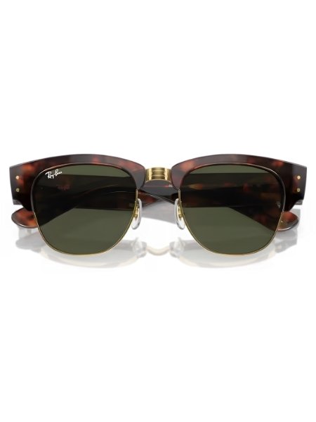 Oculos De Sol Ray-Ban Mega Clubmaster Polido Tartaruga sobre Ouro RB0316S 990/31 53 Tartaruga 6