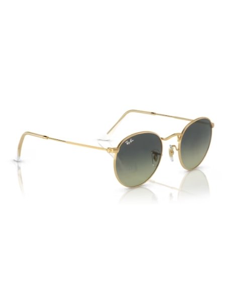 Oculos de Sol Ray-Ban Round Metal Polido Dourado-arista RB3447 001/BH 53 Dourado 3