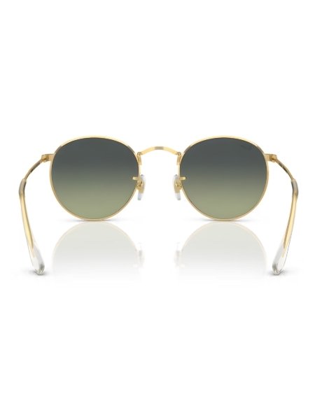 Oculos de Sol Ray-Ban Round Metal Polido Dourado-arista RB3447 001/BH 53 Dourado 4