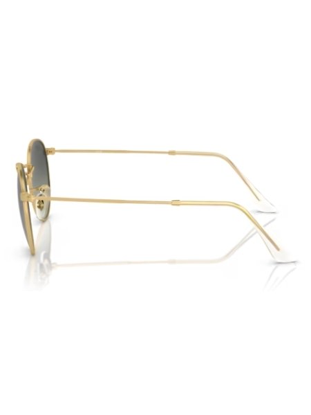 Oculos de Sol Ray-Ban Round Metal Polido Dourado-arista RB3447 001/BH 53 Dourado 5