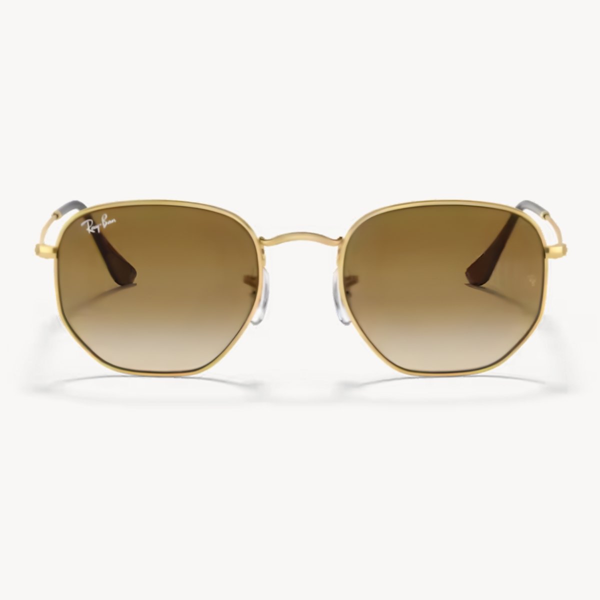 Oculos de Sol Ray-Ban Hexagonal Polido Dourado-arista RB3548 001/51 54 Dourado 2