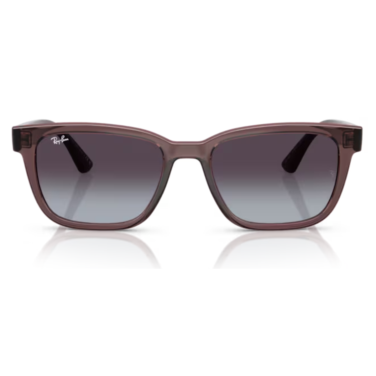 Oculos de Sol Ray-Ban Retangular Marrom Translucido Lentes Degrade RB4448L 67988G 56 Marrom 2