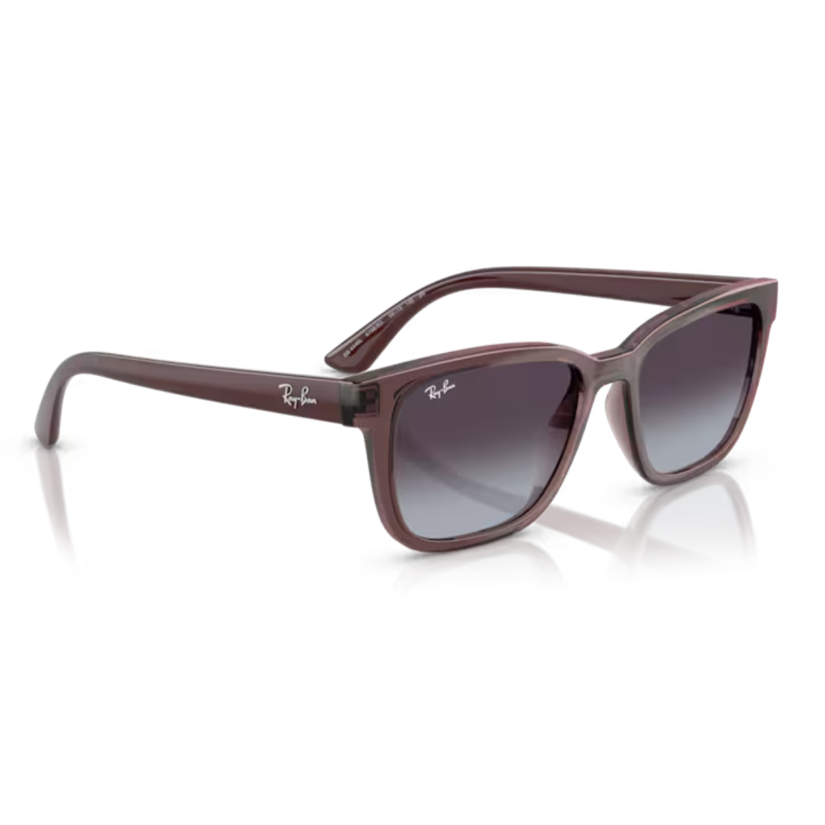Oculos de Sol Ray-Ban Retangular Marrom Translucido Lentes Degrade RB4448L 67988G 56 Marrom 3