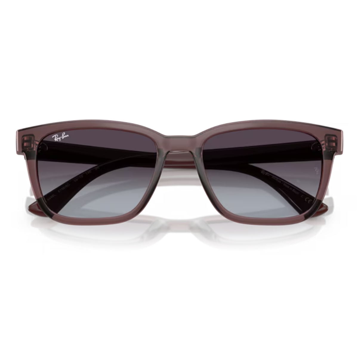 Oculos de Sol Ray-Ban Retangular Marrom Translucido Lentes Degrade RB4448L 67988G 56 Marrom 6