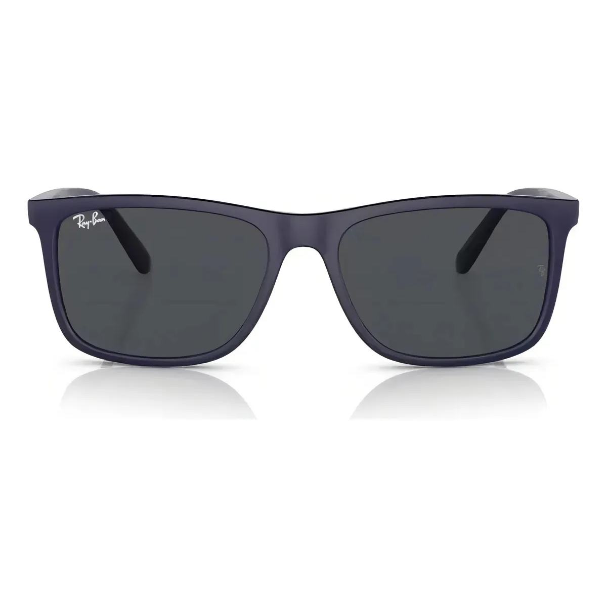 Oculos de Sol Ray-Ban Masculino Quadrado Fosco Azul RB4373L 66588758 Preto 2