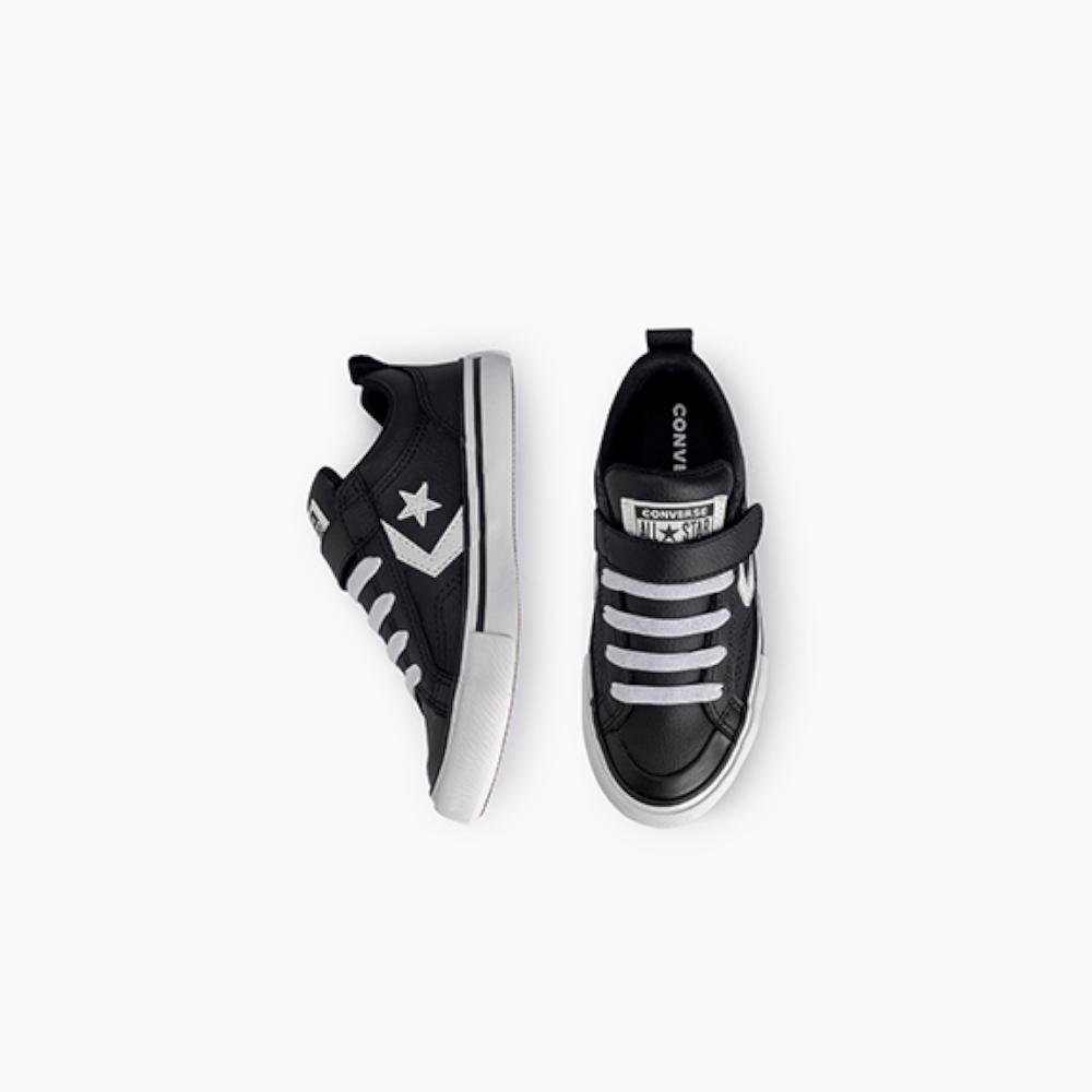 Tênis Juvenil Converse Pro Blaze Strap Preto Preto/Branco 3