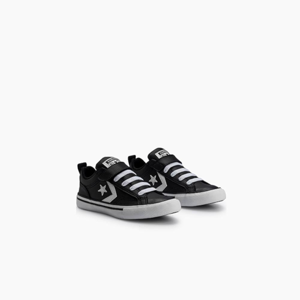 Tênis Juvenil Converse Pro Blaze Strap Preto Preto/Branco 4