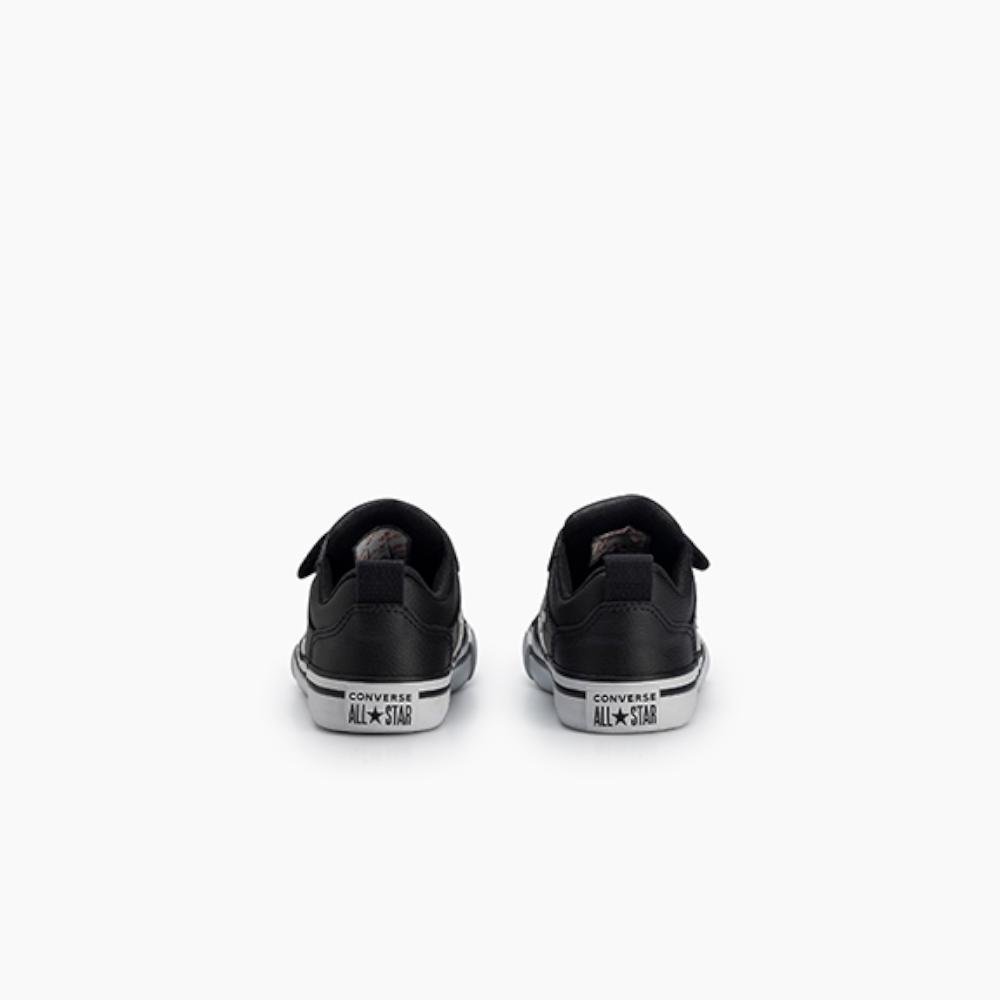 Tênis Juvenil Converse Pro Blaze Strap Preto Preto/Branco 7