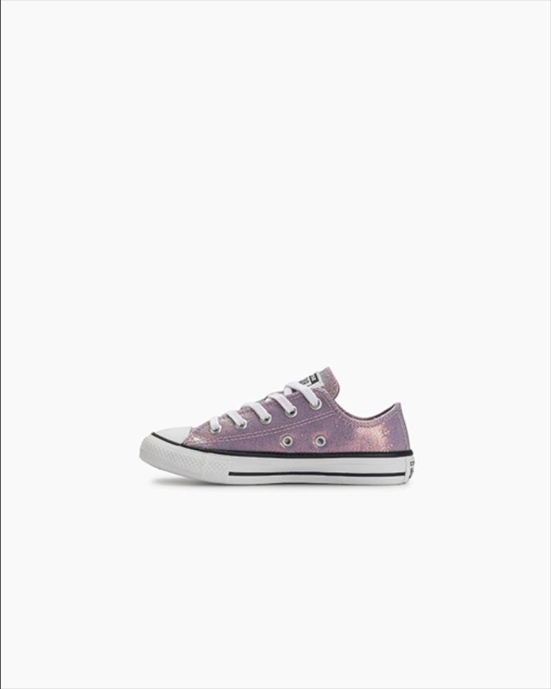Tênis Juvenil Chuck Taylor All Star Holiday Disco Cano Baixo Roxo Lilas velho/Branco 4