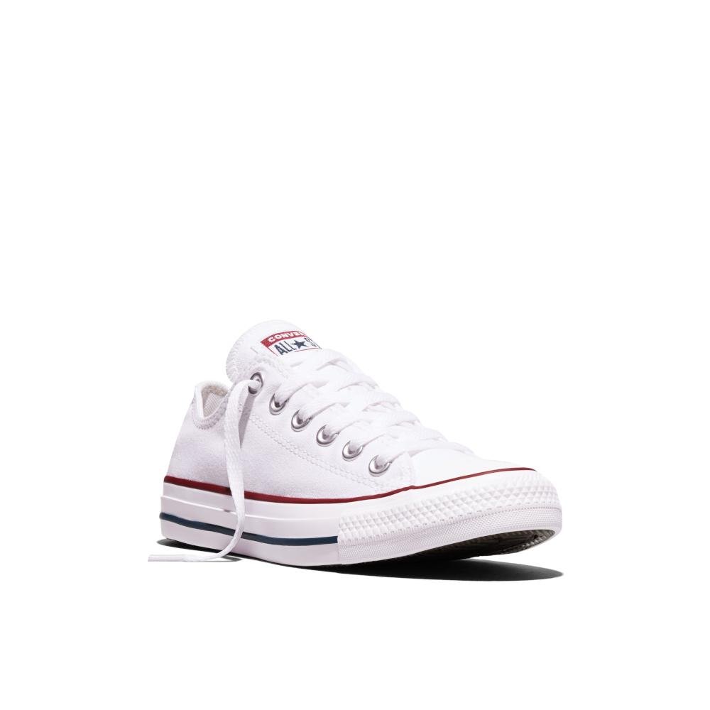 Tênis Chuck Taylor All Star Cano Baixo Branco Branco 4