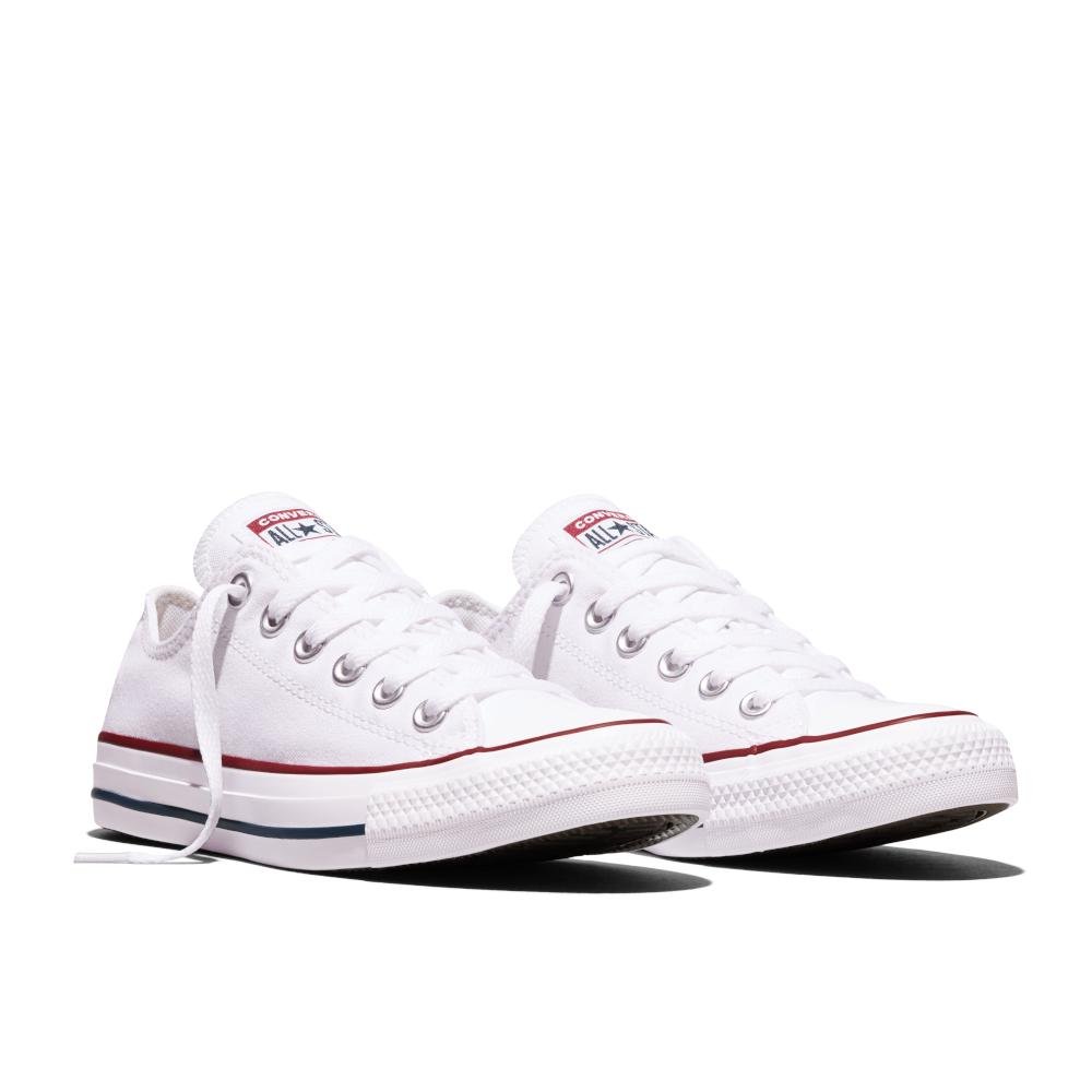 Tênis Chuck Taylor All Star Cano Baixo Branco Branco 6