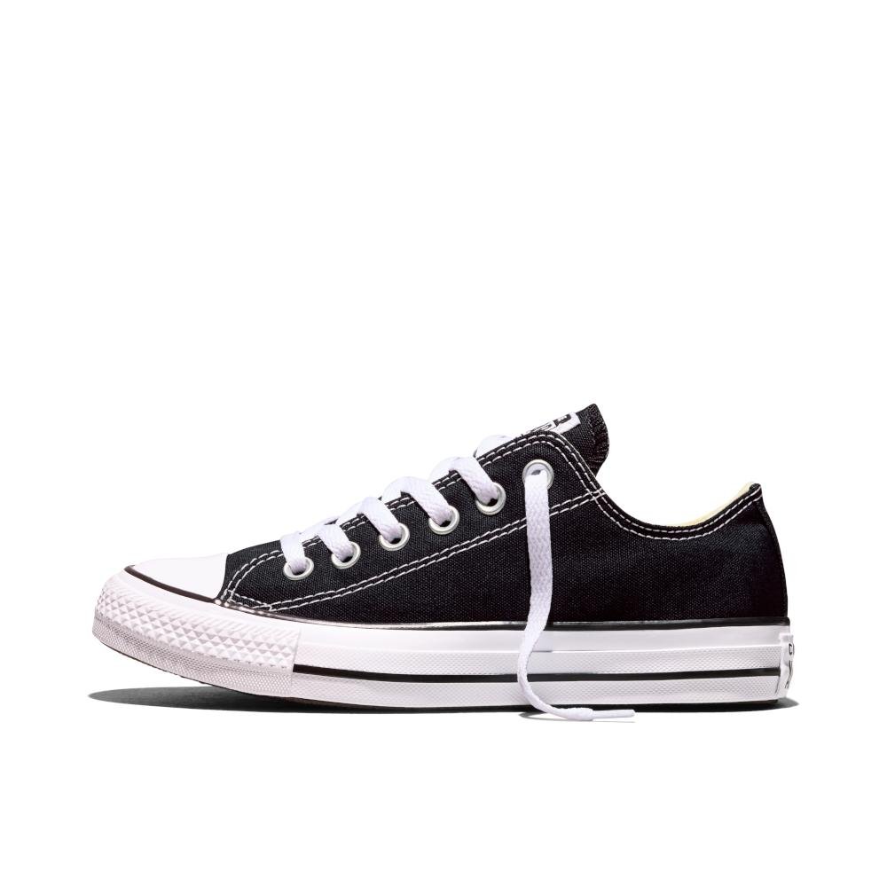 Tênis Chuck Taylor All Star Cano Baixo Preto Preto/Branco 4