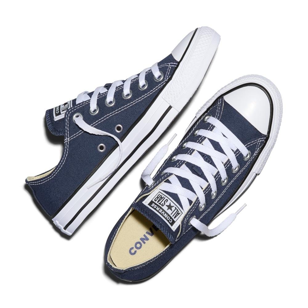 Tênis Chuck Taylor All Star Cano Baixo Azul Marinho/Branco 2