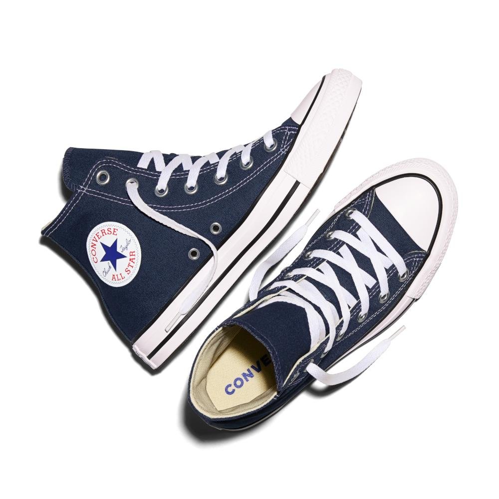 Tênis Chuck Taylor All Star Cano Alto Azul Marinho/Branco 2