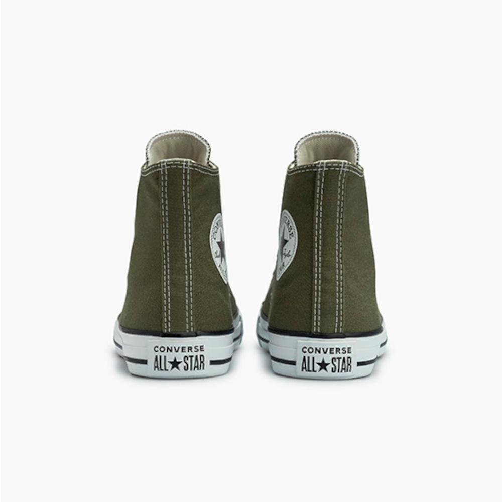 Tênis Chuck Taylor All Star Seasonal Colors Cano Alto Verde Verde Oliva/Branco 7