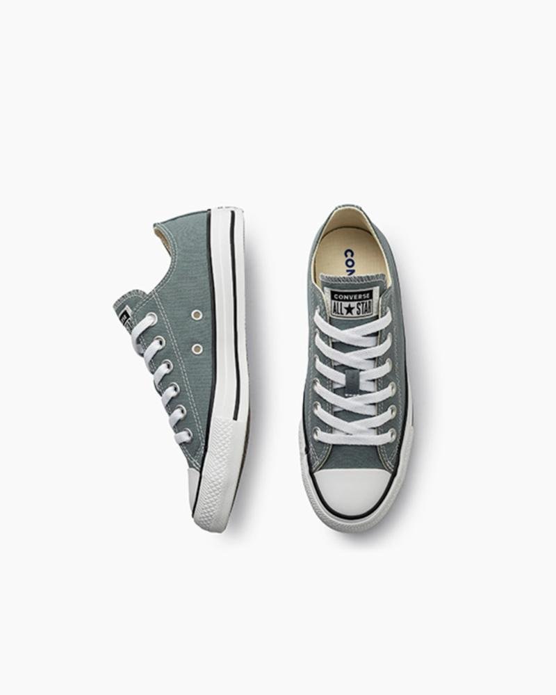 Tênis Chuck Taylor All Star Seasonal Colors Cano Baixo Verde Cinza Esverdeado/Branco 2