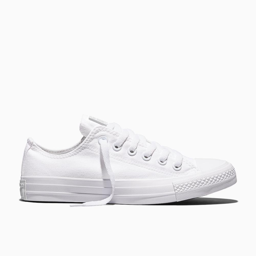 Tênis Chuck Taylor All Star Monochrome Canvas Cano Baixo Branco