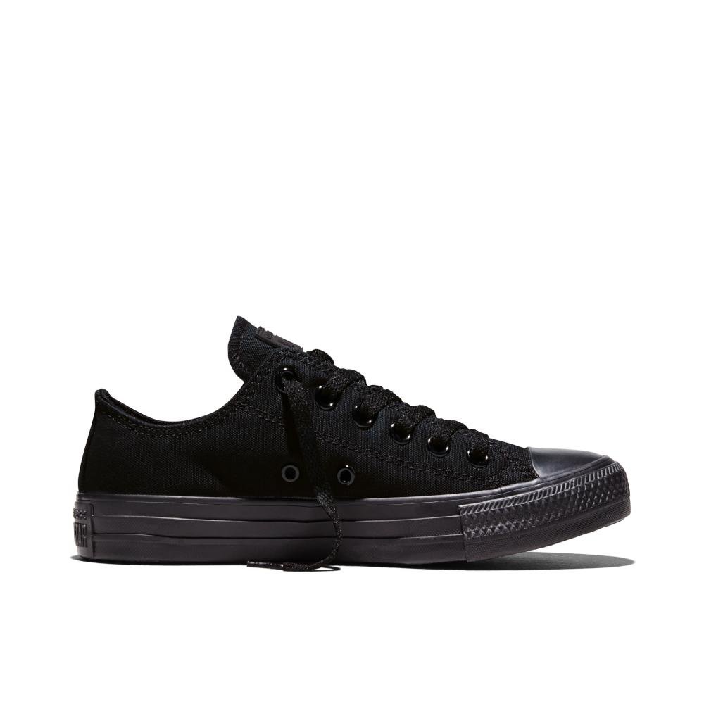 Tênis Chuck Taylor All Star Monochrome Canvas Cano Baixo Preto