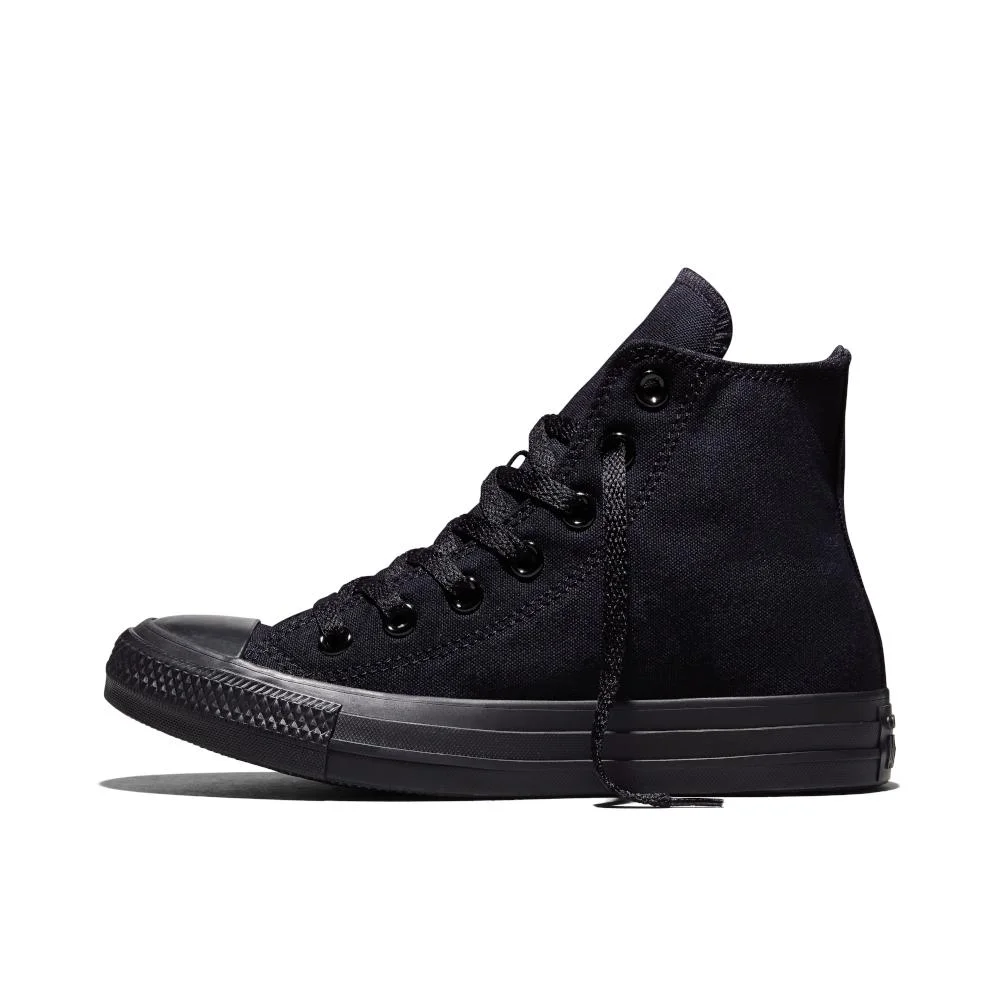 Tênis Chuck Taylor All Star Monochrome Canvas Cano Alto Preto Preto 4