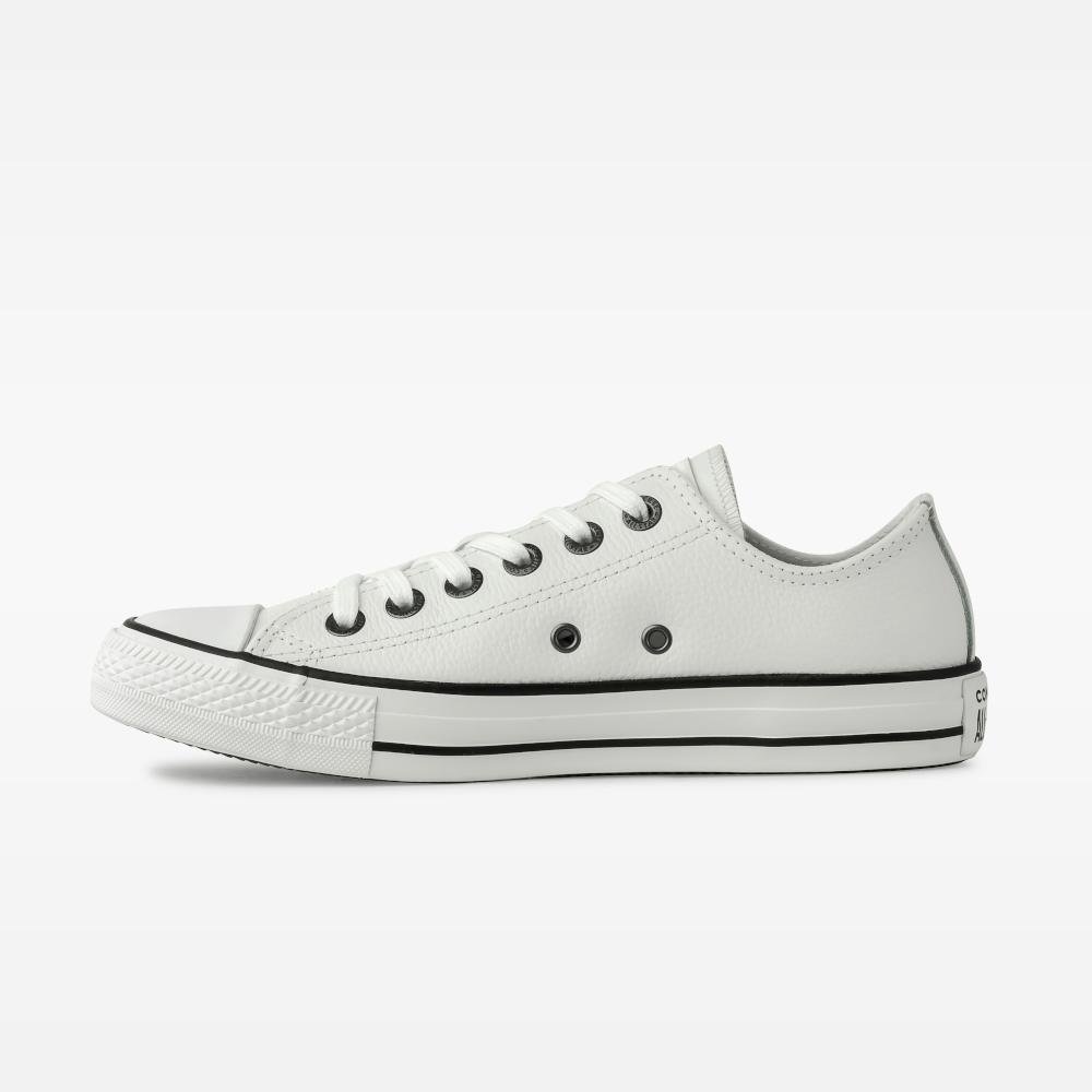 Tênis Chuck Taylor All Star Couro Cano Baixo Branco