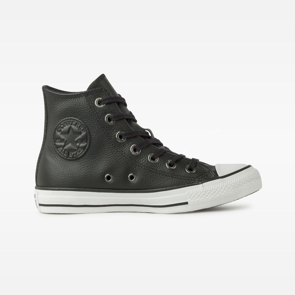 Tênis Chuck Taylor All Star Couro Cano Alto Preto