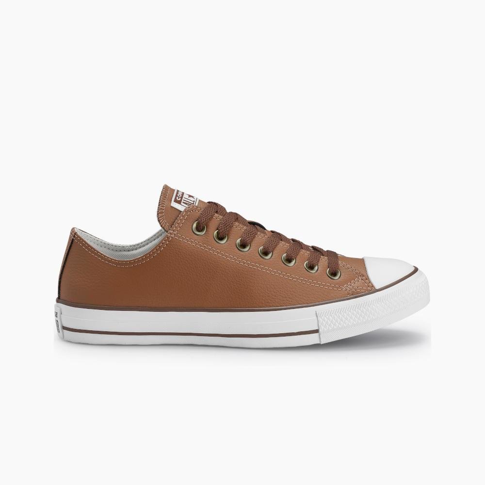 Tênis Chuck Taylor All Star Sintético Cano Baixo Caramelo