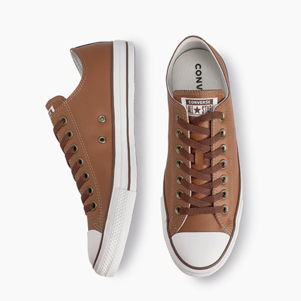 Tênis Chuck Taylor All Star Sintético Cano Baixo Caramelo Caramelo 2