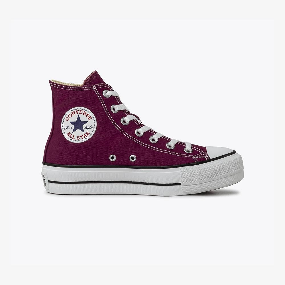 Tênis Chuck Taylor All Star Lift Canvas Cano Alto Bordo