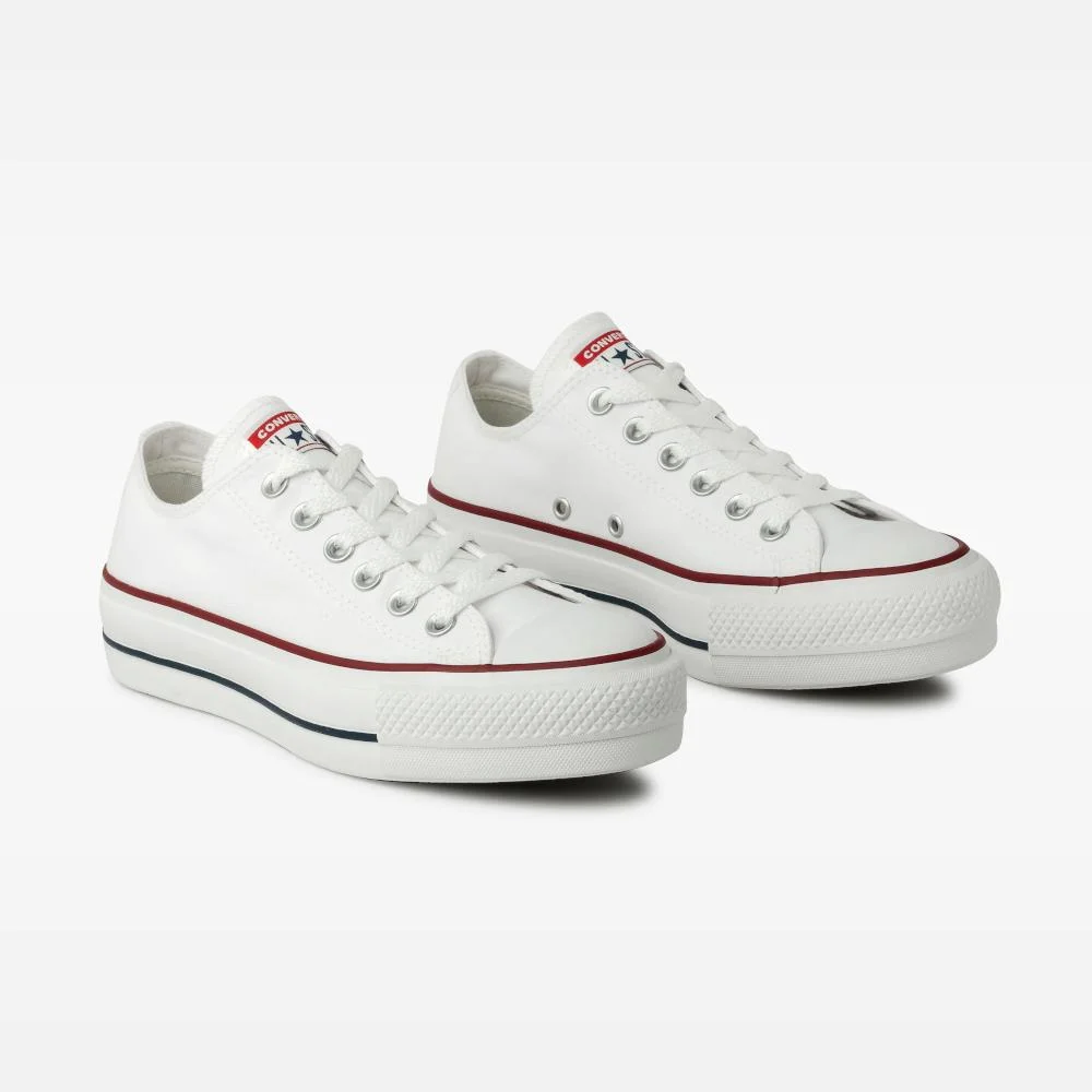 Tênis Chuck Taylor All Star Lift Canvas Cano Baixo Branco Branco 4