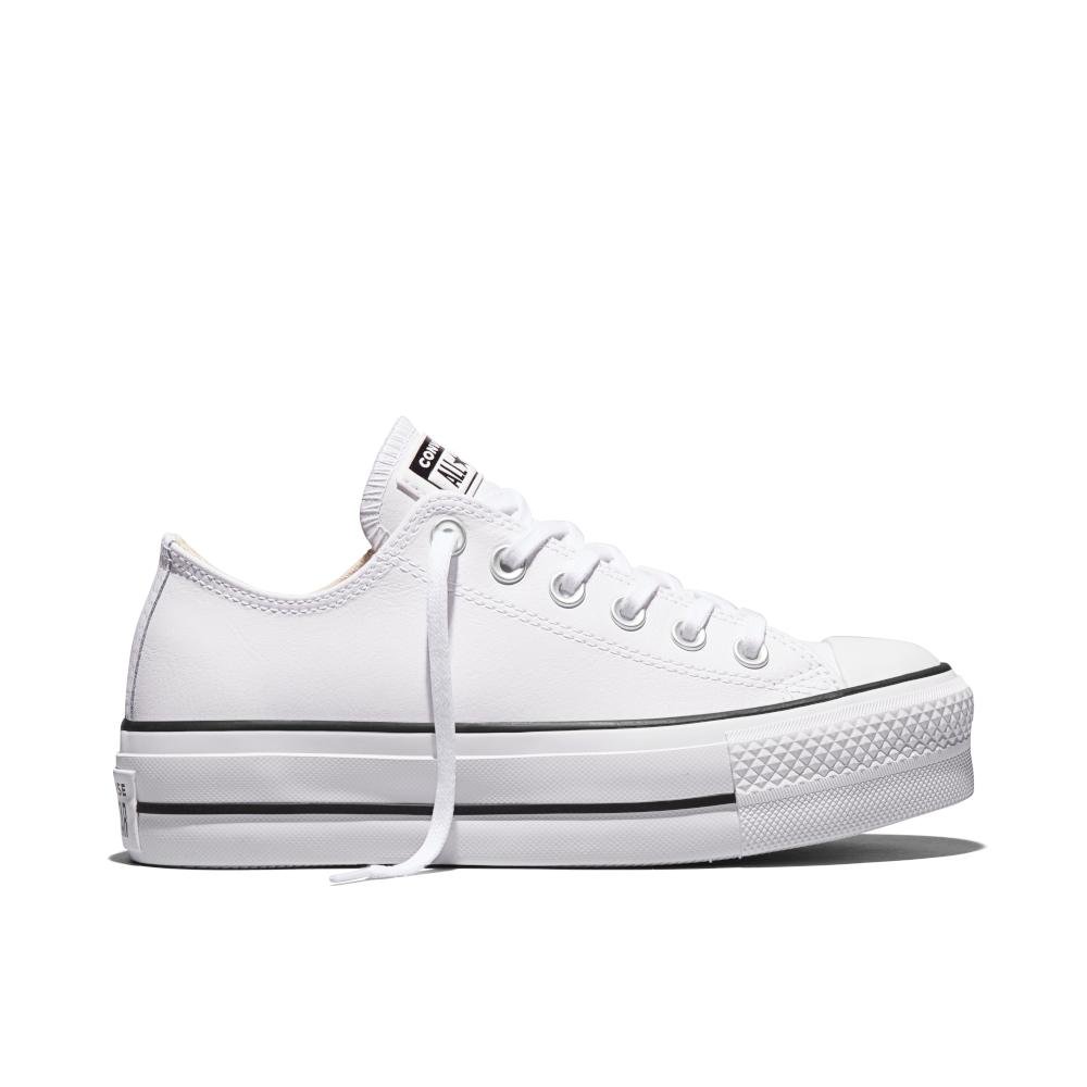 Tênis Chuck Taylor All Star Lift Sintético Cano Baixo Branco