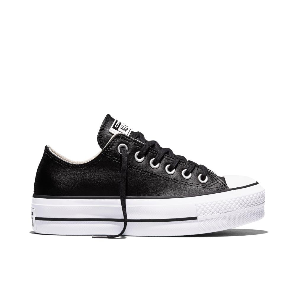 Tênis Chuck Taylor All Star Lift Sintético Cano Baixo Preto