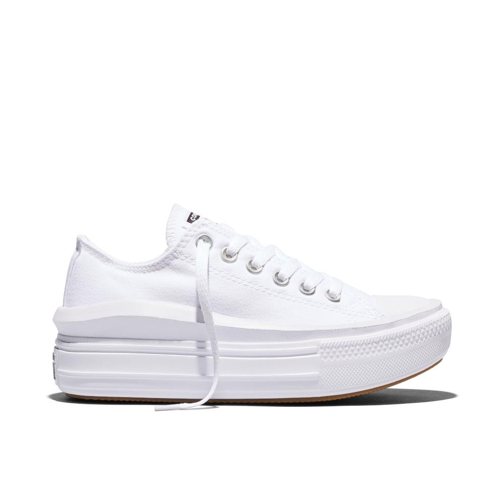 Tênis Chuck Taylor All Star Move Cano Baixo Branco