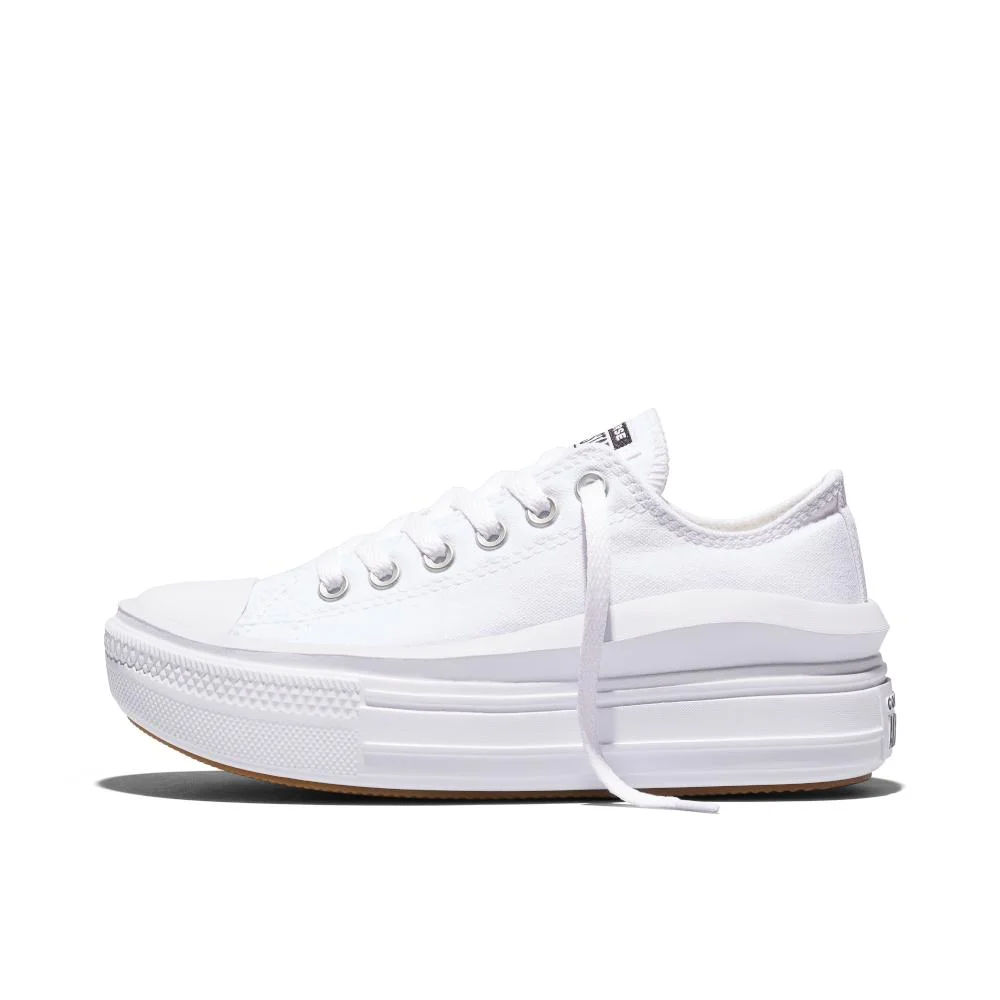 Tênis Chuck Taylor All Star Move Cano Baixo Branco Branco 4