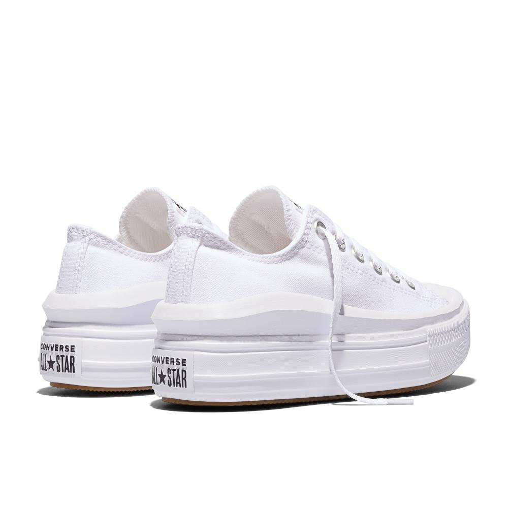 Tênis Chuck Taylor All Star Move Cano Baixo Branco Branco 7