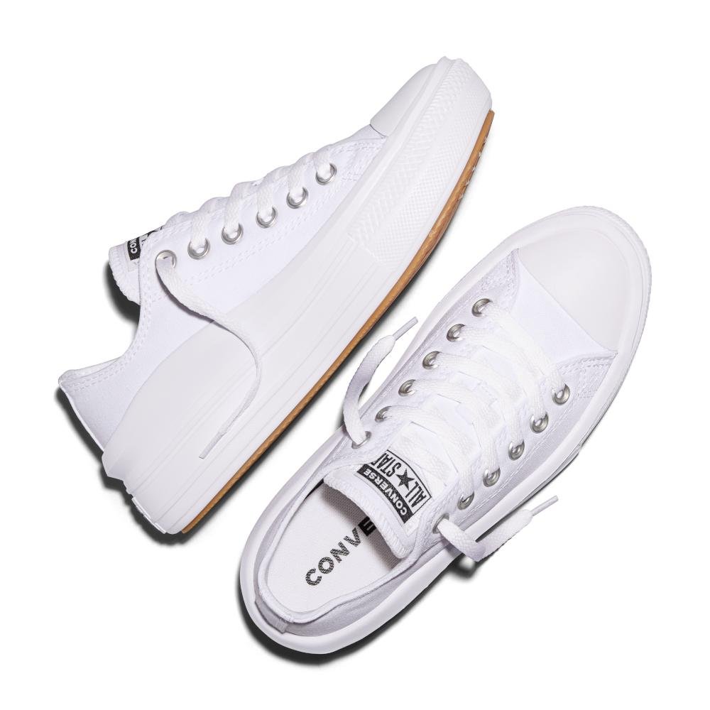 Tênis Chuck Taylor All Star Move Cano Baixo Branco Branco 2