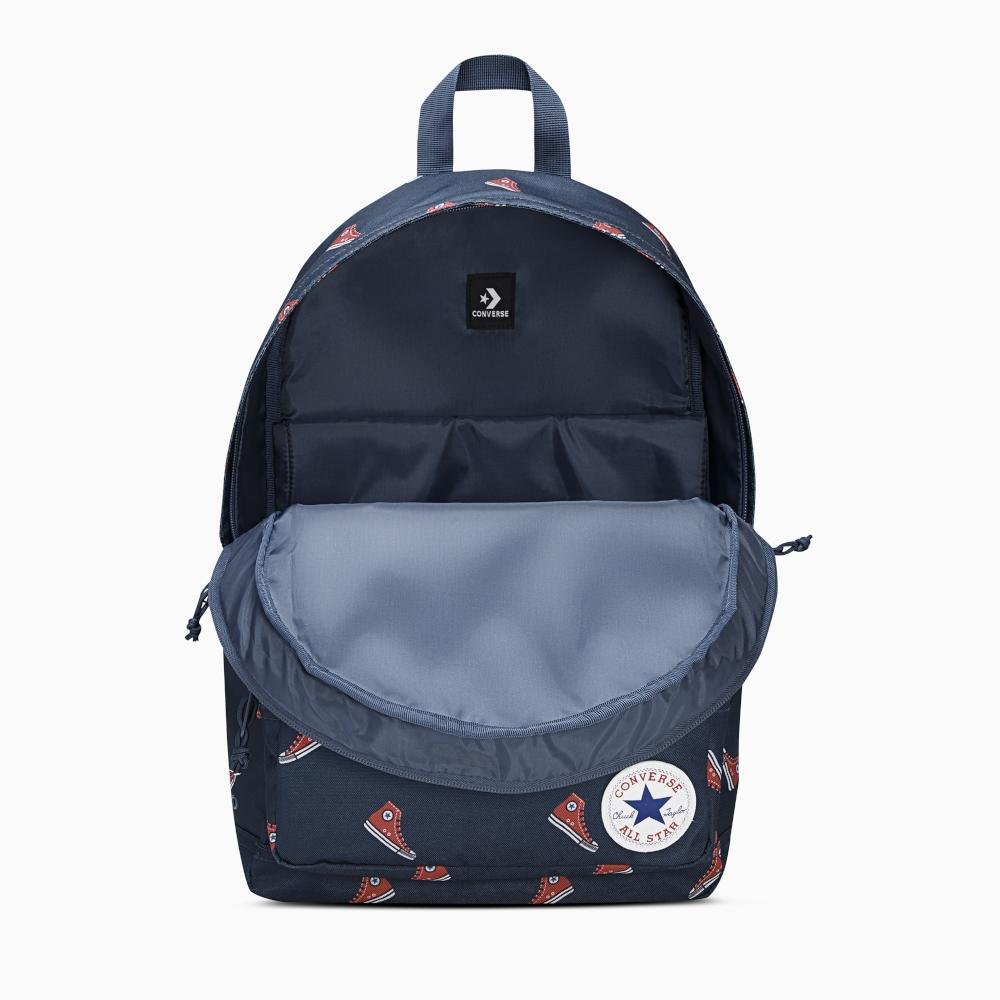 Mochila Converse 19,5L Go 2 Estampa All Star Azul Azul 4