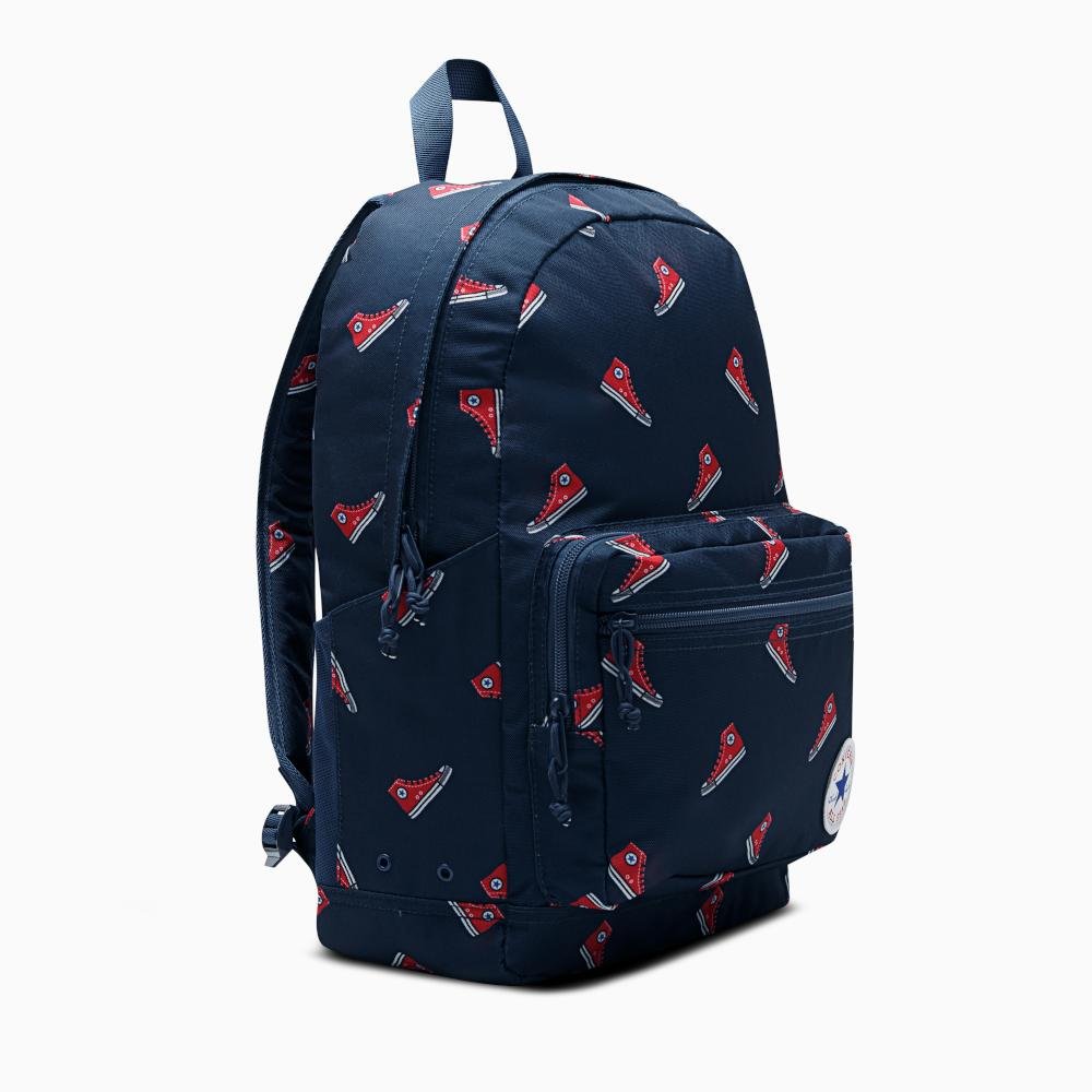 Mochila Converse 19,5L Go 2 Estampa All Star Azul Azul 5