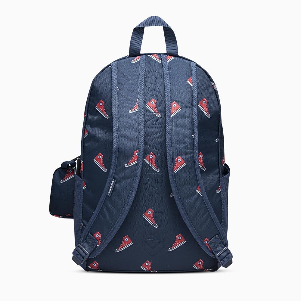 Mochila Converse 19,5L Go 2 Estampa All Star Azul Azul 6