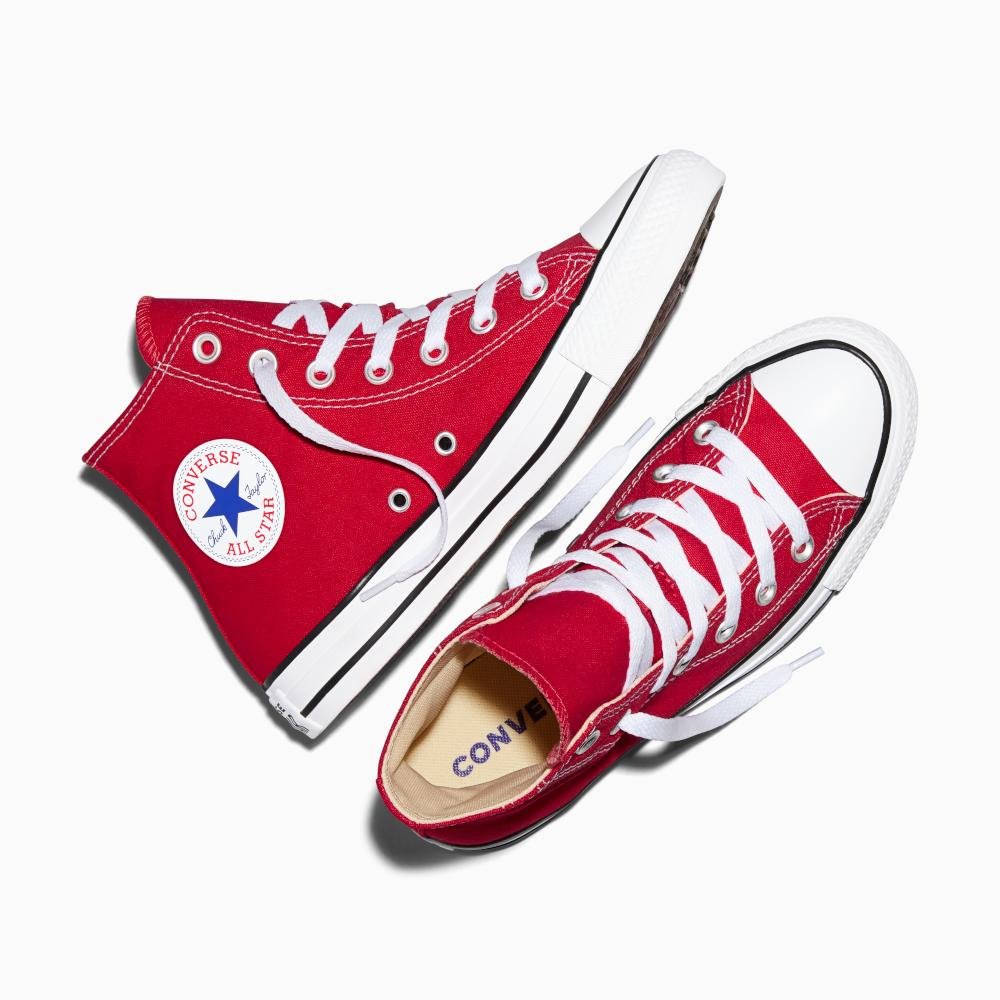 Tênis Chuck Taylor All Star Cano Alto Vermelho 2 Vermelho/Branco 2