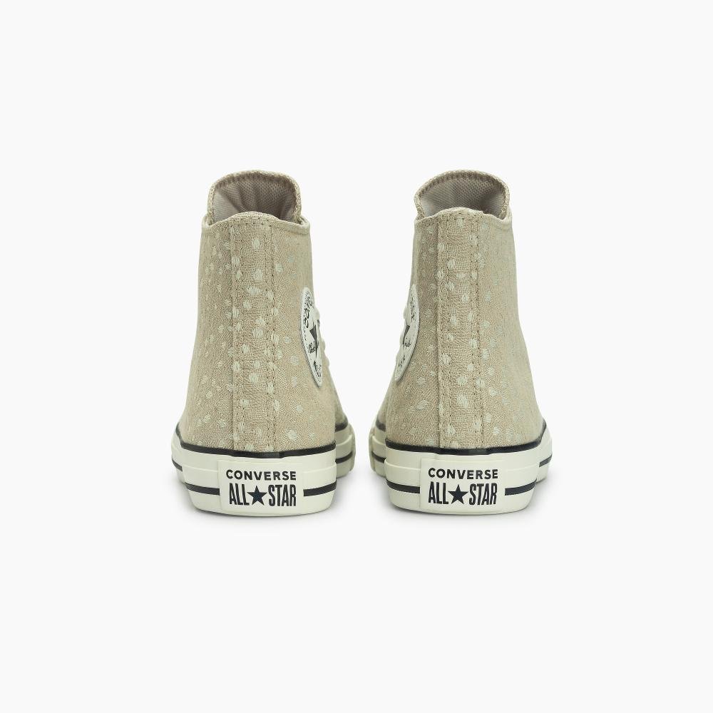 Tênis Chuck Taylor All Star Jacquard Deer Alto Bege Bege 6