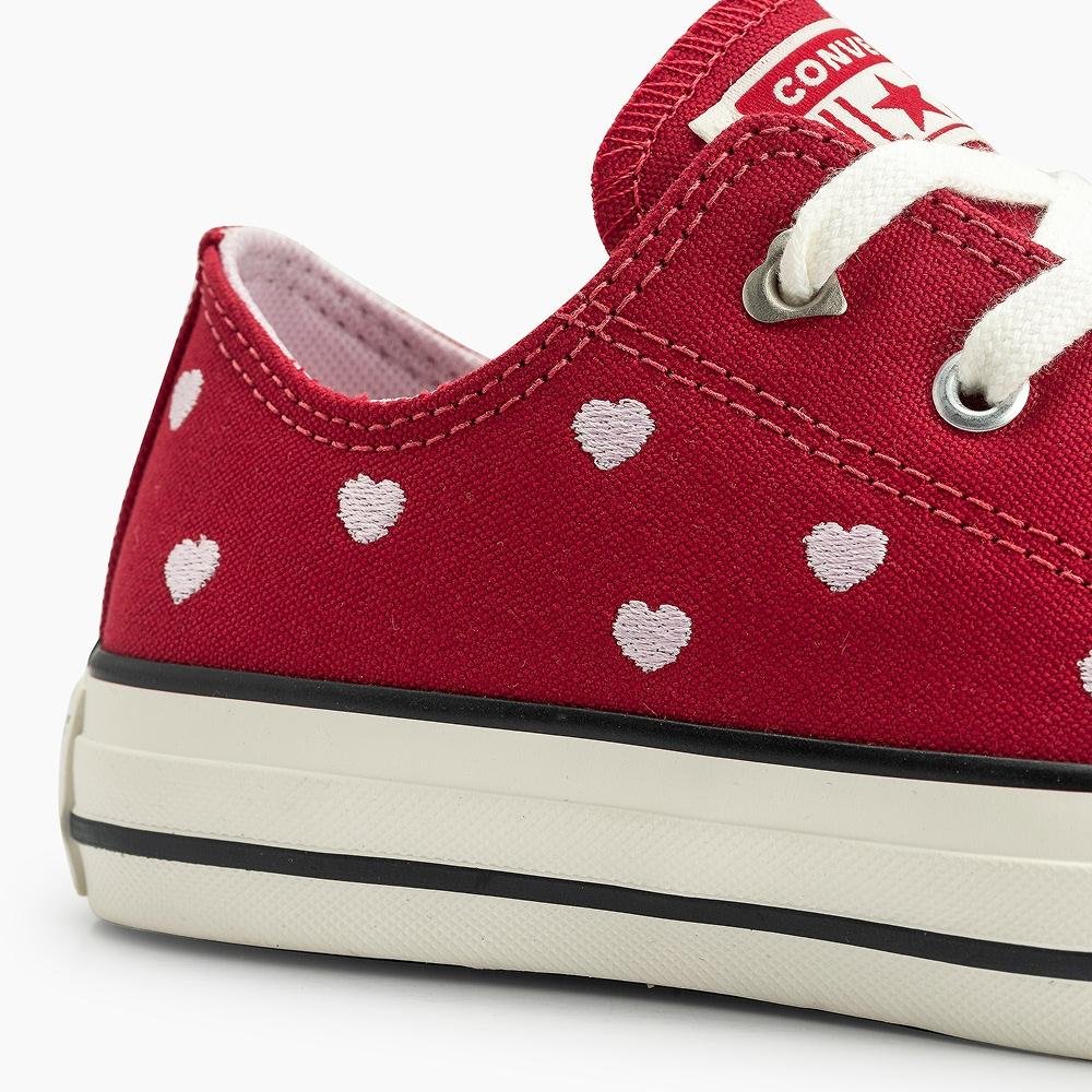 Tênis Chuck Taylor All Star In Love Cano Baixo Vermelho Vermelho 2